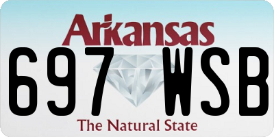 AR license plate 697WSB