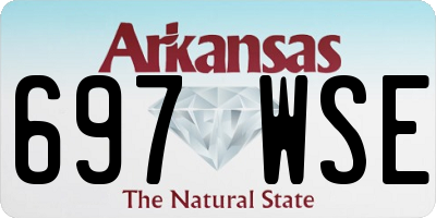 AR license plate 697WSE