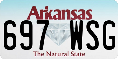 AR license plate 697WSG