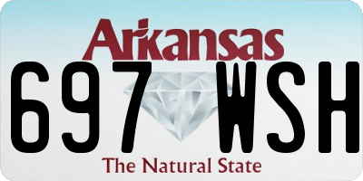 AR license plate 697WSH