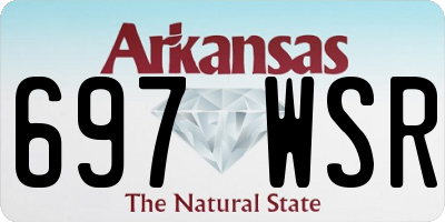 AR license plate 697WSR
