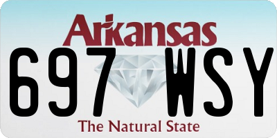 AR license plate 697WSY