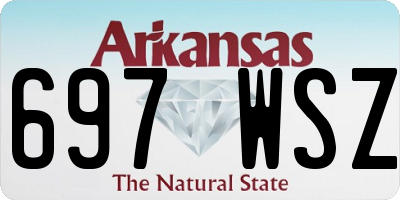 AR license plate 697WSZ