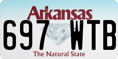 AR license plate 697WTB