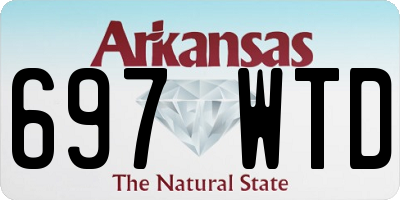 AR license plate 697WTD
