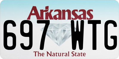 AR license plate 697WTG
