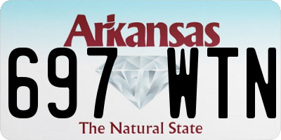 AR license plate 697WTN