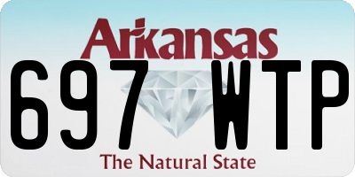 AR license plate 697WTP