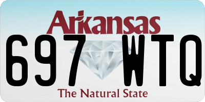 AR license plate 697WTQ