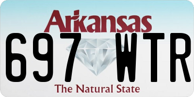 AR license plate 697WTR