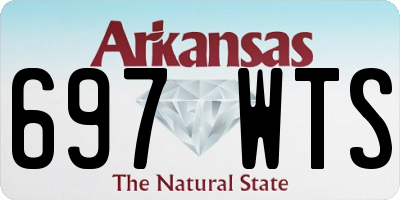 AR license plate 697WTS