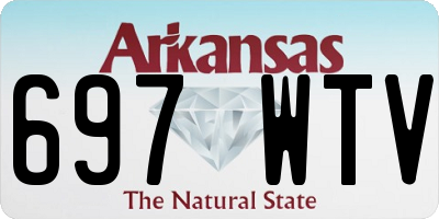 AR license plate 697WTV