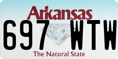 AR license plate 697WTW