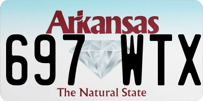 AR license plate 697WTX