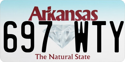 AR license plate 697WTY
