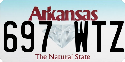 AR license plate 697WTZ