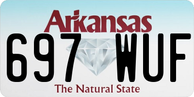 AR license plate 697WUF