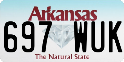AR license plate 697WUK