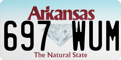 AR license plate 697WUM