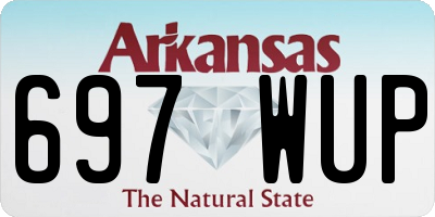 AR license plate 697WUP