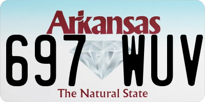 AR license plate 697WUV