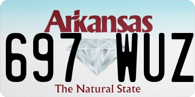 AR license plate 697WUZ