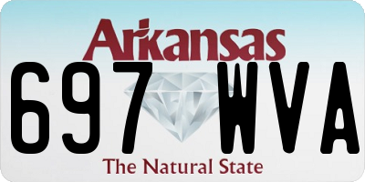 AR license plate 697WVA