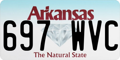 AR license plate 697WVC