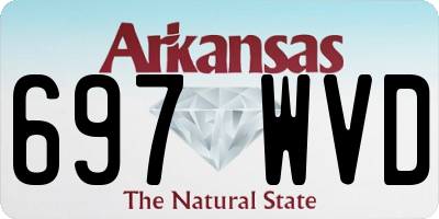 AR license plate 697WVD
