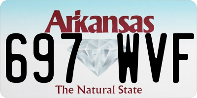AR license plate 697WVF