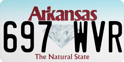 AR license plate 697WVR