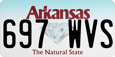 AR license plate 697WVS