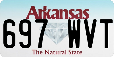AR license plate 697WVT