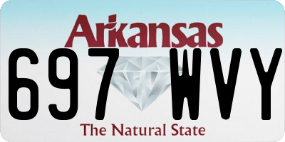 AR license plate 697WVY