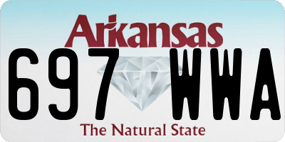 AR license plate 697WWA