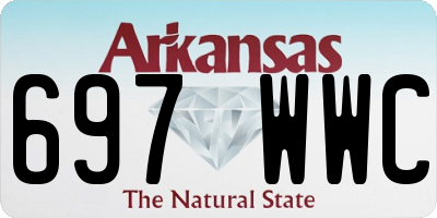 AR license plate 697WWC