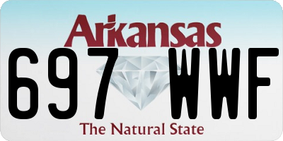 AR license plate 697WWF