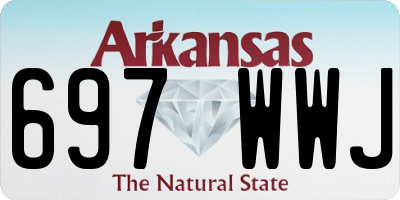 AR license plate 697WWJ