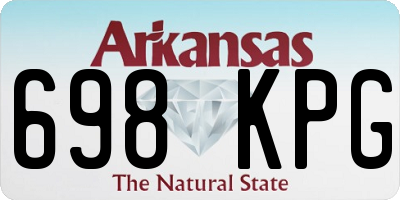 AR license plate 698KPG