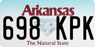 AR license plate 698KPK