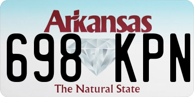 AR license plate 698KPN