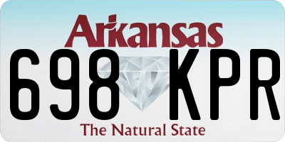 AR license plate 698KPR