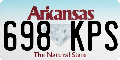 AR license plate 698KPS