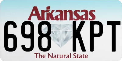 AR license plate 698KPT