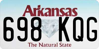 AR license plate 698KQG