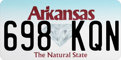 AR license plate 698KQN