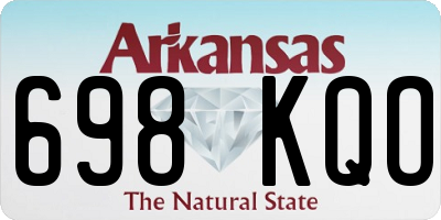 AR license plate 698KQO
