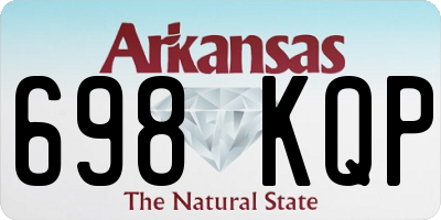 AR license plate 698KQP