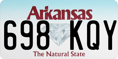 AR license plate 698KQY