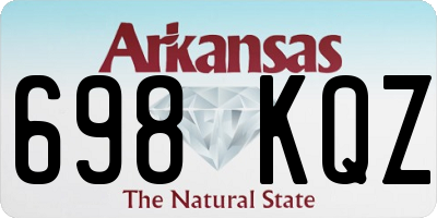 AR license plate 698KQZ